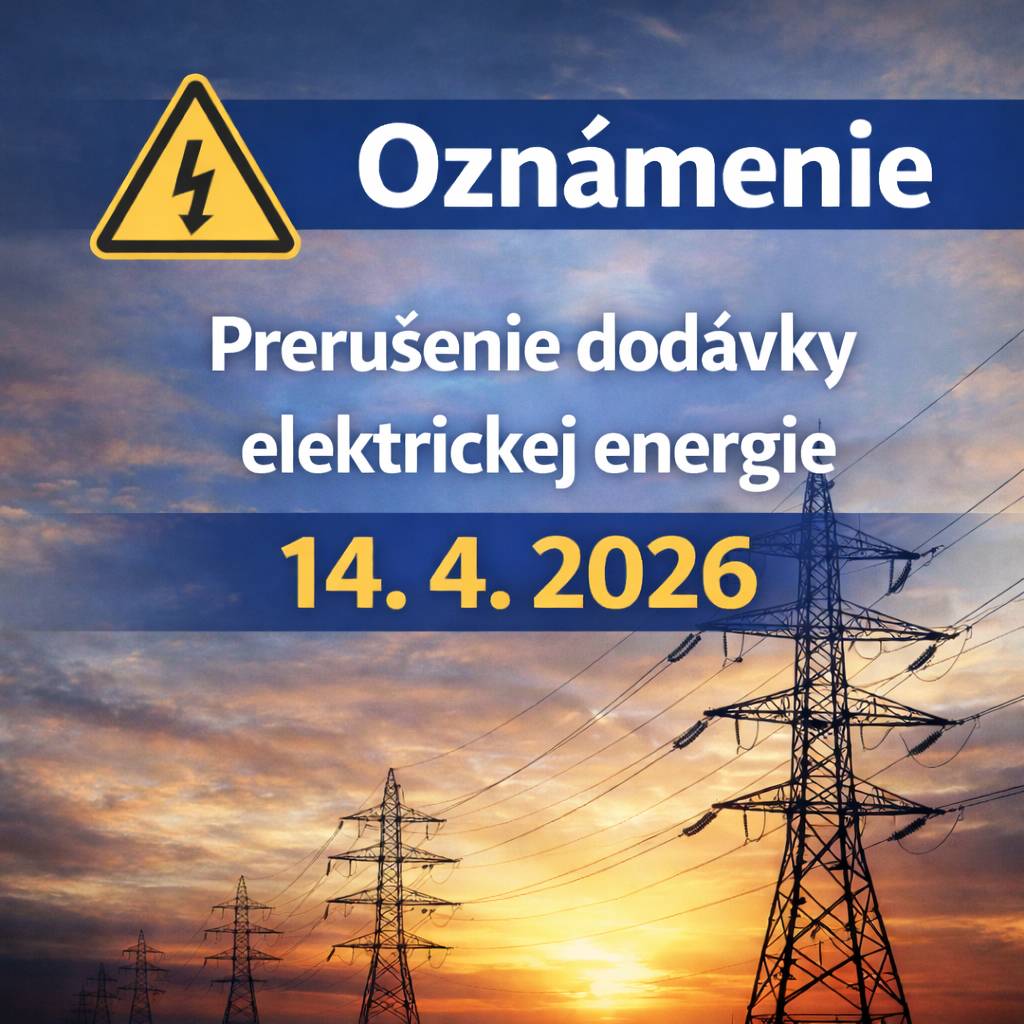 Spoločnosť Stredoslovenská distribučná, a.s. oznamuje plánované prerušenie distribúcie elektriny v obci Stráňavy z dôvodu prác na distribučnej sústave. Odstávka je naplánovaná na 14. apríla 2026.