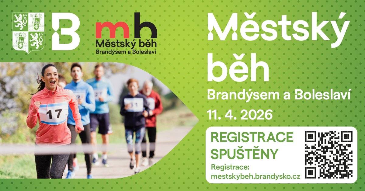 Ulice Brandýsa nad Labem-Staré Boleslavi budou přesně za měsíc, v sobotu 11. dubna, patřit běžcům všech věkových kategorií. Registrujte se na Městský běh Brandýsem a Boleslaví 2026 a zaběhněte si tříkilometrovou, desetikilometrovou trasu nebo čtvrtmaraton!   Registrace ZDE! Dopolední část bude jako vždy patřit Dětskému běhu. Registrace byly spuštěny dnes na stránkách Brandýského Matýska ZDE!