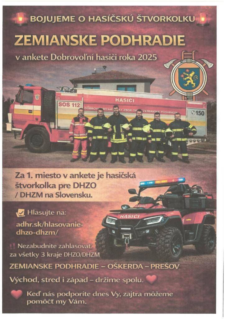 Hlasujte na:  https://adhr.sk/hlasovanie-dhzo-dhzm/