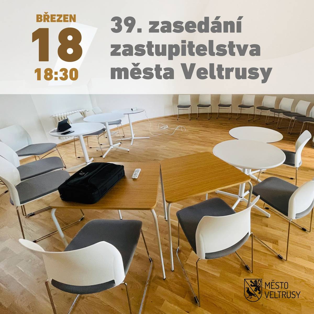 Město Veltrusy zve na 39. zasedání zastupitelstva města, které se uskuteční ve středu 18. března 2025 od 18:30 v podkrovním sále komunitního centra (online přenos). Program  Úvod, schválení programu Schválení ověřovatelů Ke schválení zastupitelstvem města (kromě veřejných zakázek)  Účetní závěrka MŠ za rok 2025 Účetní závěrka ZŠ za rok 2025 Účetní závěrka města za rok 2025 Žádost o koupi pozemku parc. č. 792/4 Žádost o dotaci z rozpočtu města na rok 2026 (Římskokatolická farnost Kralupy nad Vltavou) Přijetí dotace ze Středočeského fondu kultury a obnovy památek – Vybavení základních knihoven Smlouva o výpůjčce pozemků 384/59 a 384/63 (Město jako vypůjčitel)   Veřejné zakázky   Výsadby zeleně v ul. Fr. Šafaříka – VZMR Vybavení školy – vybavení odborných učeben a družin – Dodatek č. 1 Projektová dokumentace na 3. etapu stavebních úprav ZŠ Veltrusy – VZMR   Informace  Vedení obce (a případní hosté) Protipovodňová opatření - aktuality Výborů a komisí Zastupitelů Různé   Diskuze Závěr