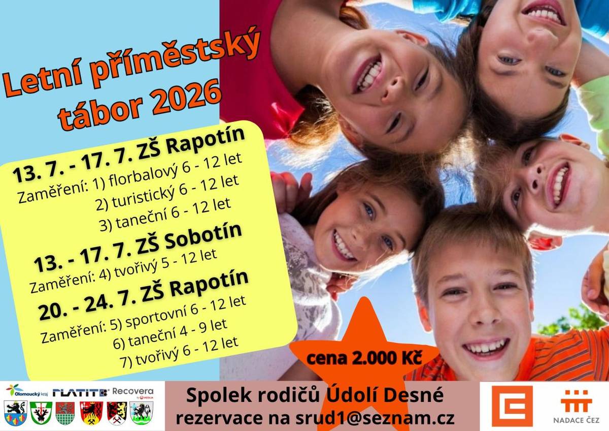 Rezervace možná na e-mailu: srud1@seznam.cz  Cena: 2.000,- Kč