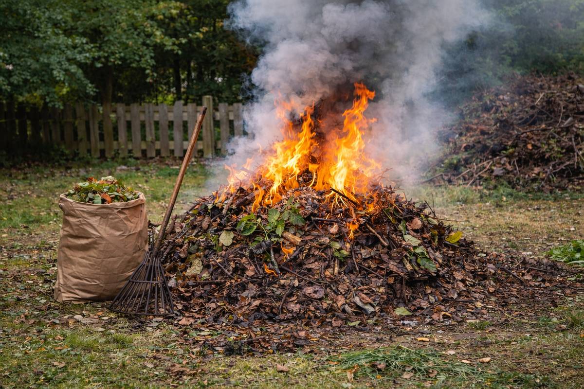 Upozorňujeme občany, že zahradní bioodpad (např. shrabané listí, posečená tráva, větve apod.), pokud je shromažďován k odstranění jako odpad, se v otevřeném ohništi pálit nesmí. Co je zakázáno?  spalování bioodpadu ze zahrady v otevřeném ohništi (větve, listí, tráva apod.), pokud jde o odpad určený k odstranění, spalování mokrého rostlinného materiálu, spalování materiálů znečištěných/impregnovaných nebo jinak kontaminovaných.  Co je naopak možné?  rozdělat oheň za účelem rekreace / opékání, pokud se spaluje pouze suchý, neznečištěný rostlinný materiál určený k topení (typicky suché dřevo) a nejde o spalování odpadu.  V případě povoleného ohně:  vždy dodržujte zásady požární bezpečnosti, vždy mějte oheň po celou dobu pod kontrolou, a případný požár neprodleně oznamte, právnické osoby a podnikající fyzické osoby jsou povinny předem oznámit spalování hořlavých látek na volném prostranství územně příslušnému HZS kraje; HZS může stanovit další podmínky nebo spalování zakázat (§ 5 odst. 2 zákona č. 133/1985 Sb., o požární ochraně).  Sankce:   porušení povinností může být řešeno jako přestupek.   Jak naložit s bio odpadem legálně? Žádáme občany, aby využívali zákonné a ekologické způsoby nakládání s bioodpadem:  kompostování: ideální řešení pro menší větve, trávu, listí, štěpkování: lze větve zpracovat na štěpku (vhodné jako mulč nebo do kompostu), možnost bezplatného odevzdání bioodpadu do sběrného dvora, využití obecního systému svozu bioodpadu, hnědá nádoba na bioodpad.  Důvodem zákazu je ochrana kvality ovzduší a omezení uvolňování škodlivých látek při spalování biomasy, stejně jako prevence obtěžování sousedů kouřem. Děkujeme za ohleduplnost a spolupráci.