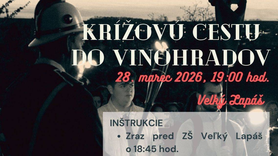 28. marec 2026, 18:45 hod. zraz pri ZŠ Veľký Lapáš