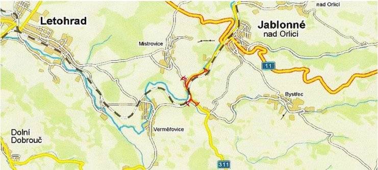 Na základě rozhodnutí o povolení trhacích prací č.j. SBS 54370/2022/OBÚ-09/6, ze dne 24.11.2023 Vám oznamujeme, že dne 17.3.2026, mezi 10:10 až 11:10 hodinou, se budou v kamenolomu Jablonné nad Orlicí, firmy Českomoravský štěrk a.s., provádět trhací práce. Clonový odstřel č. CO 144JAB bude realizován odbornou firmou, pod vedením technického vedoucího odstřelů (TVO) Martina Petera a zástupce technického vedoucího odstřelů (ZTVO) Pavla Dyntara. V té souvislosi: dle rozhodnutí Městského úřadu Žamberk, odboru správního a dopravy, čj. MUZBK-60547/2023 a MUZBK-58888/2023/03, ze dne 24.11.2023, má organizace, Českomoravský štěrk a.s., při provádění trhacích prací v lomu Jablonné povoleno provádět úplnou krátkodobou uzavírku silnic II/311, II/3118 a III/3119 v prostoru bezpečnostního okruhu uzavíraného při provádění těchto trhacích prací, viz příloha.