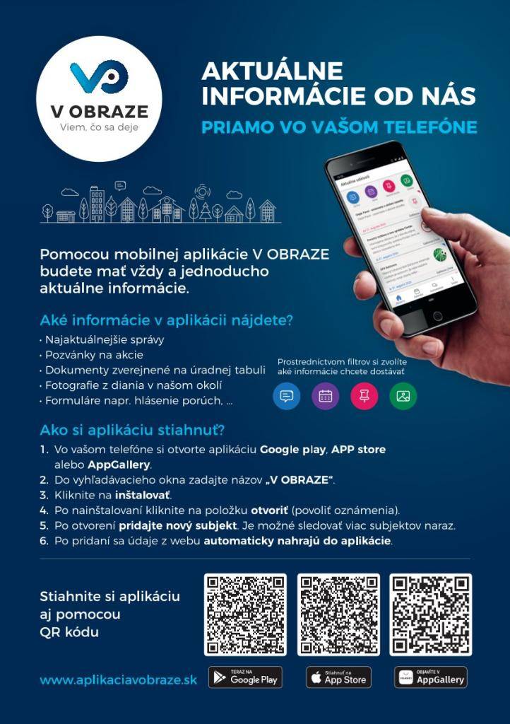 Aplikácia V OBRAZE pre občanov na stiahnutie
