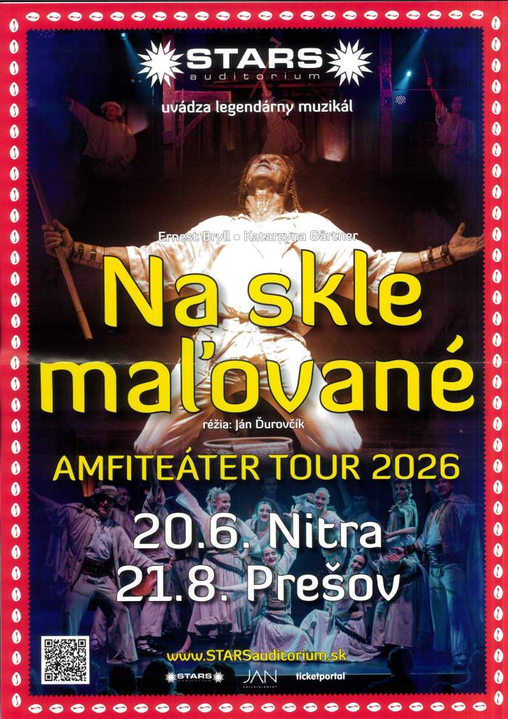 Pozvánka na muzikál - Na skle maľované