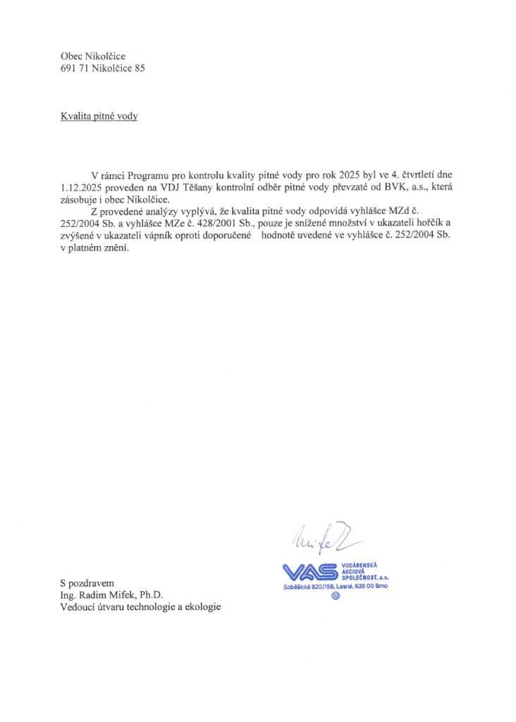 odpovídá vyhlášce