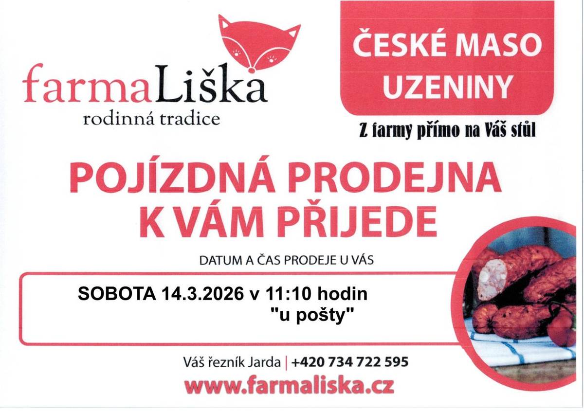 farma Liška - rodinná tradice - české maso a uzeniny z farmy přímo na Váš stůl.