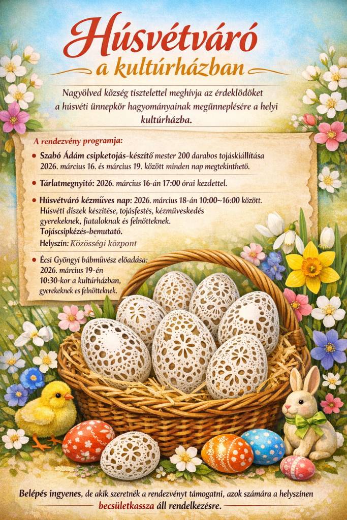 Húsvétváró a kultúrházba