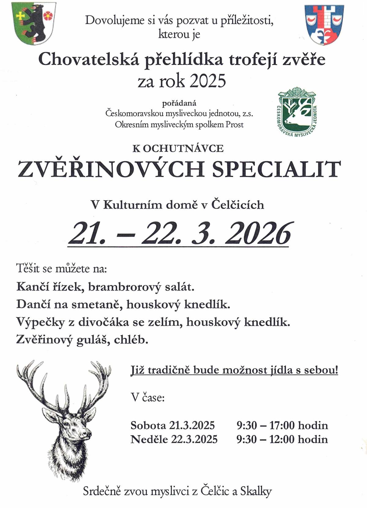 21. - 22. 3. 2026  Čelčice