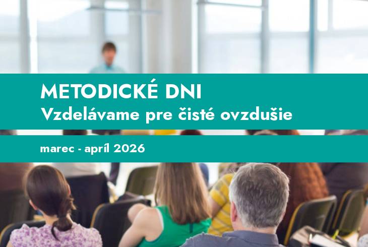 Slovenská agentúra životného prostredia v rámci aktivít projektu LIFE Populair pozýva učiteľov druhého stupňa základných škôl a učiteľov stredných škôl na metodické dni venované príručke o spôsoboch zisťovania kvality ovzdušia. Metodické dni sa uskutočnia v rôznych regiónoch Slovenska.