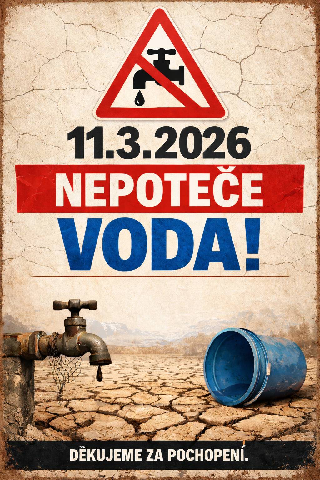 11.3. 8-17 NEPOTEČE VODA. Rihova,U Obchvatu,Žákovská,Sázavská,Žiž.nám,Za Školou,U Kina,Husova,Pražská,V Zahradách,Vilémovská,Na Páchu,K Háječku,Brodská
