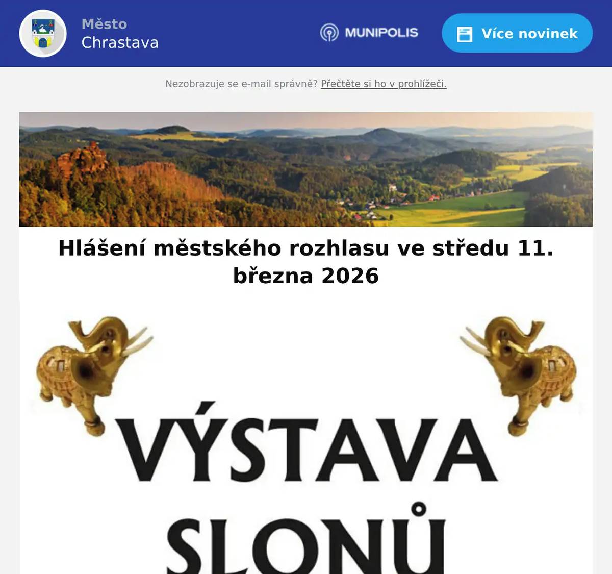 Firma WMA-Glas, Školní 70, Chrastava hledá spolehlivé zaměstnance do výrobya technického pracovníka do kanceláře. Jedná se o jednosměnný provoz, 5 týdnů dovolená, příspěvek na obědy (100 Kč na den) a další benefity.Volejte na tel. 739 039 911 - Macháčková Eliška. Kino Chrastava hraje v pátek 13. března 2026 od 17:00 hod. BLÁZNIVÝ MARSUPILAMIa od 19:00 hod. komedii PŘÁNÍ K NAROZENINÁM: KŘTINY.
