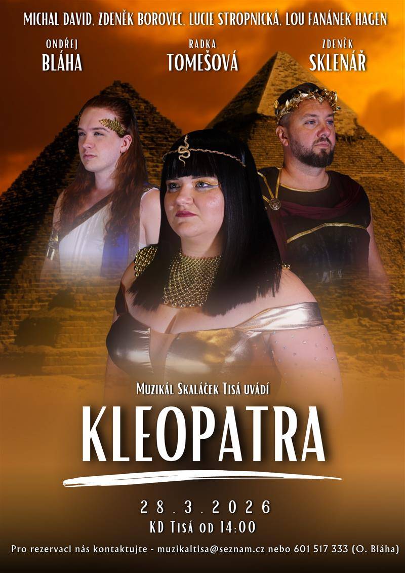 Muzikálové představení v KD Tisá od 14:00 a 19:00 hod.