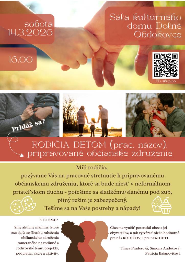 Pozvánka na stretnutie.
