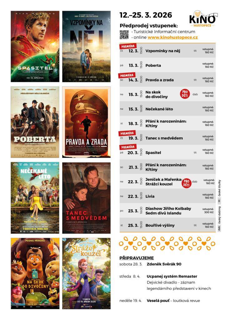 více informací v letácích