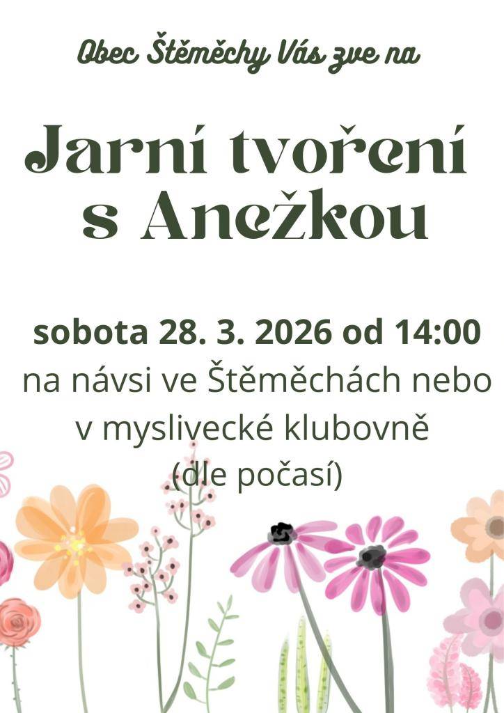 Sobota 28. 3. 2026 od 14 hodi