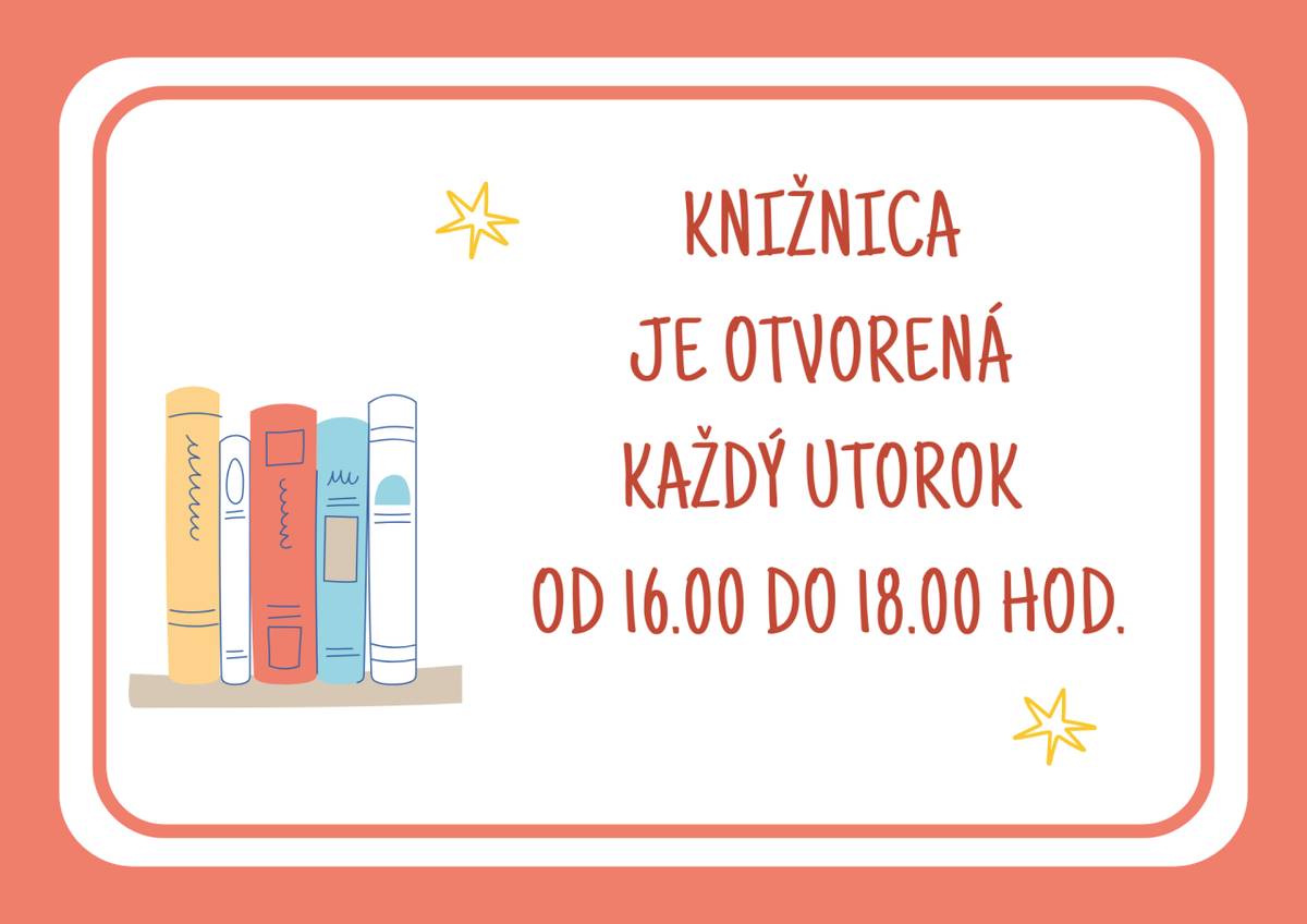 Otváracie hodiny knižnice