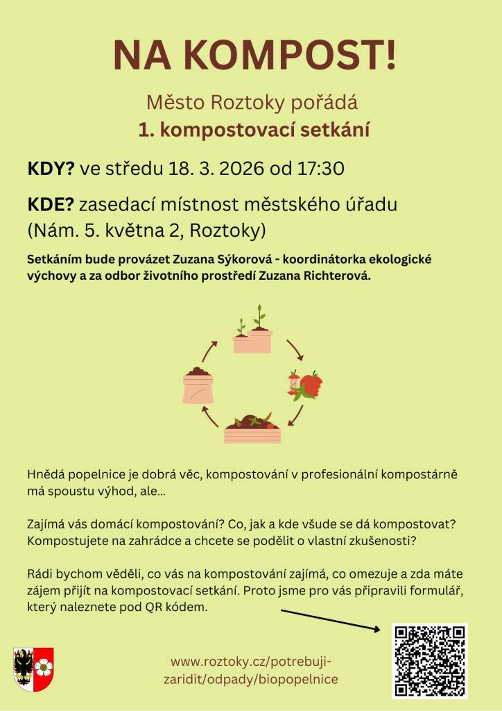 Chcete se dozvědět více o kompostování? Nebo už kompostujete a rádi byste předali své zkušenosti dál?