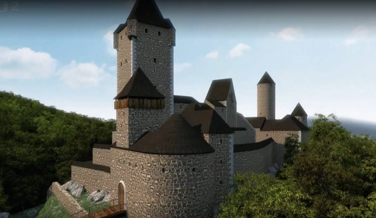 Krajinou příběhů českých hradů známých i neznámých Podívejte se, jak vypadal hrad Krupka v době své největší slávy. https://www.ceskatelevize.cz/.../21156221020.../cast/173689/