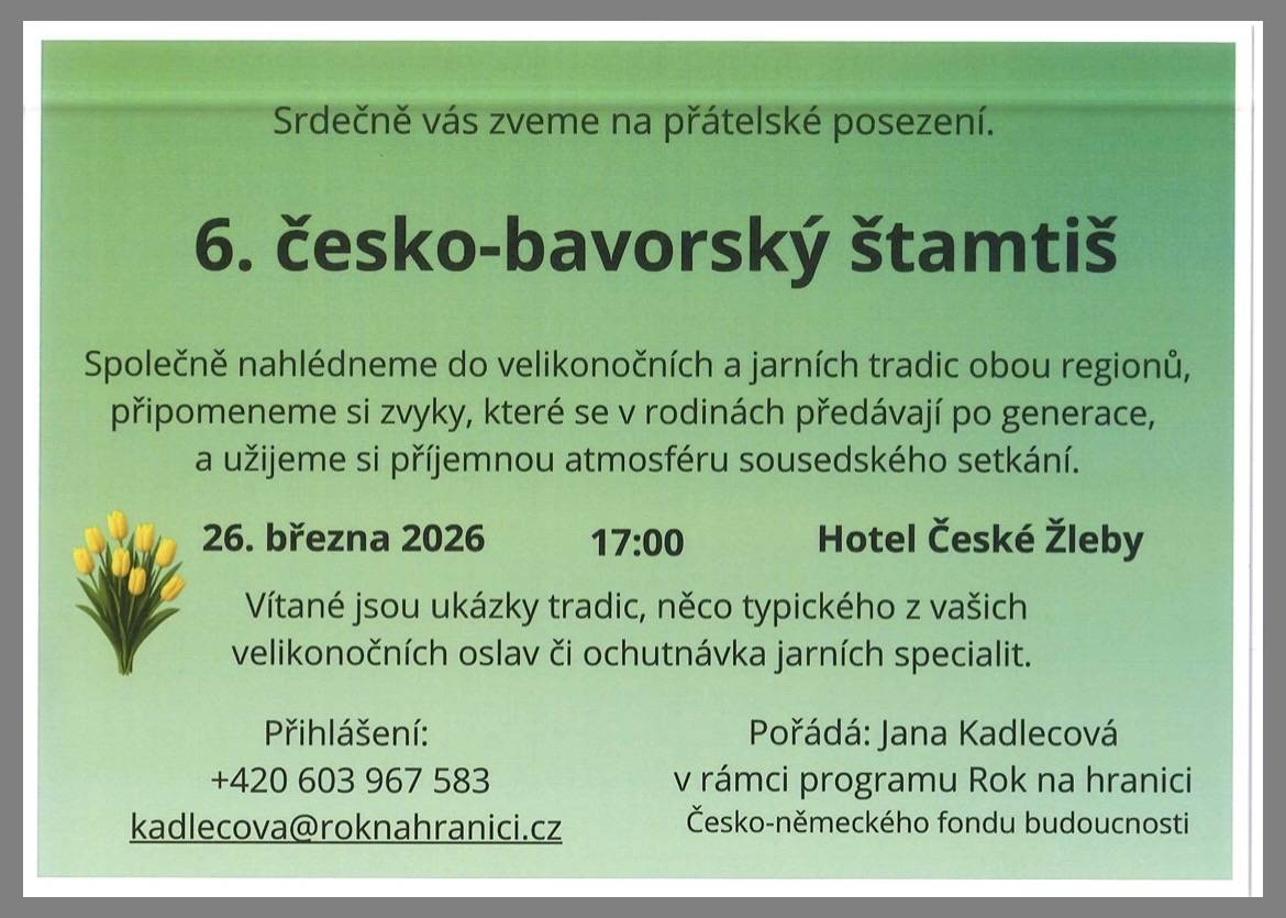 Srdečně Vás zveme na přátelské posezení.