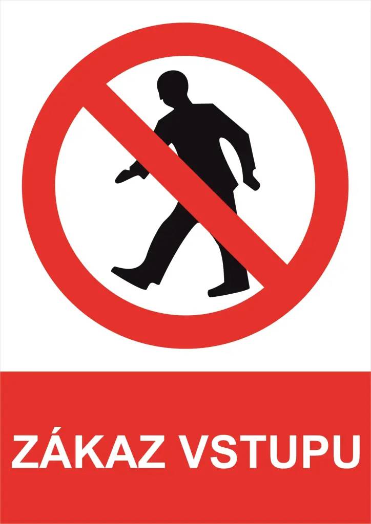 Zákaz vstupu - uzavření cesty kolem čističky odpadních vod