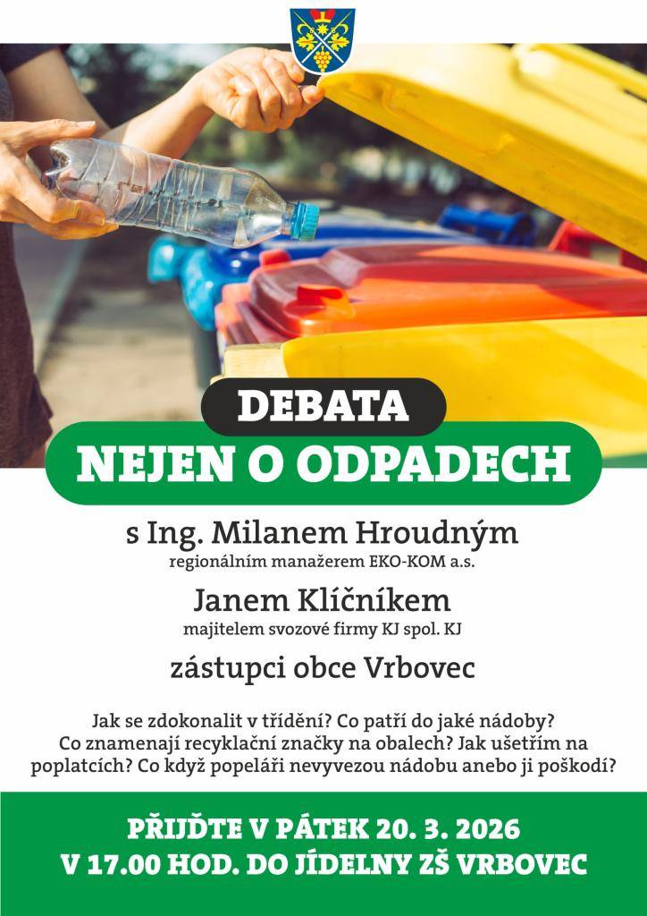 se zástupci EKO-KOM, svozové odpadové společnosti a zástupci obce Vrbovec
