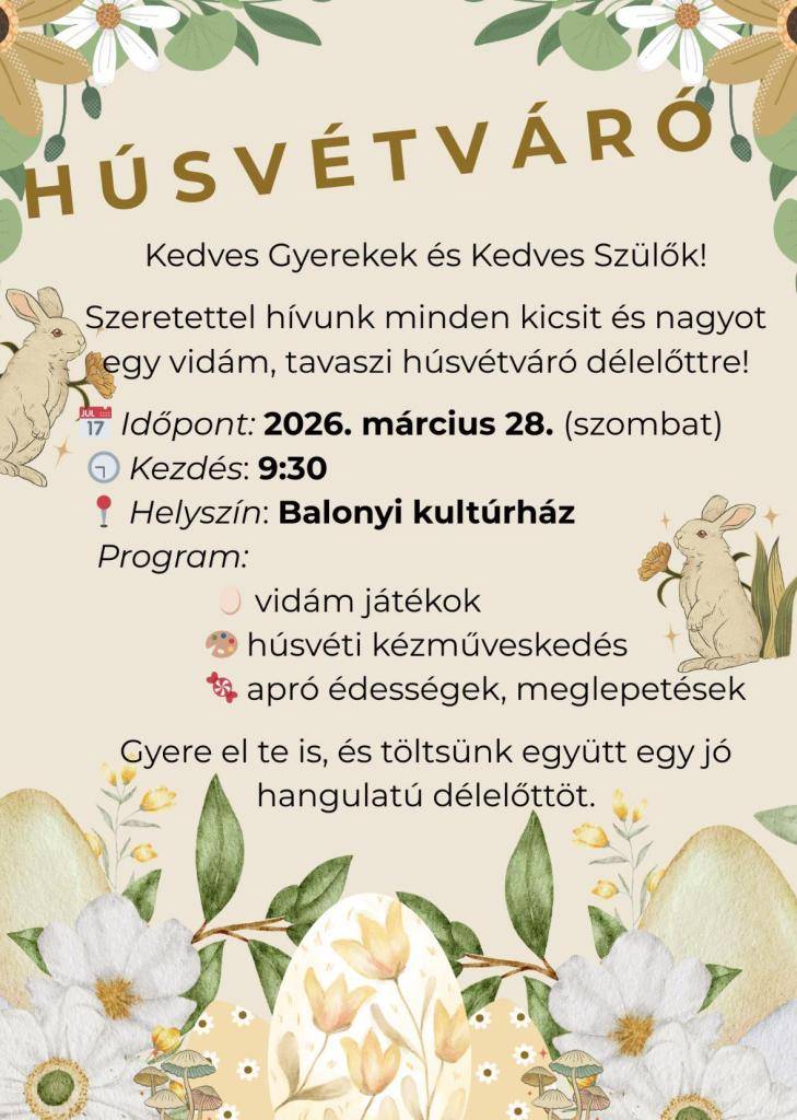 Veľkonočné tvorivé dielne - Húsvétváró kézműves foglalkozás