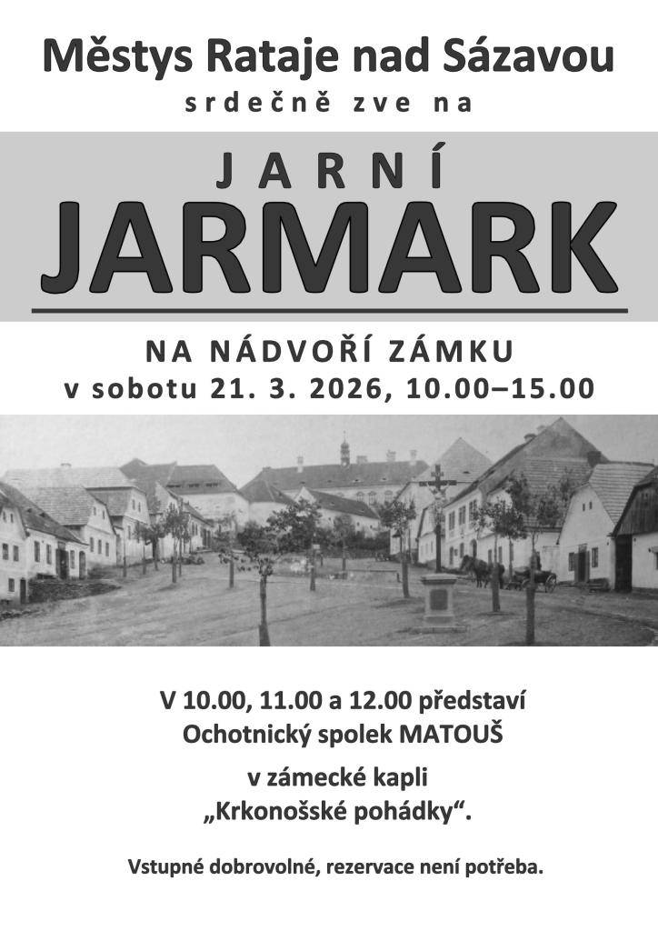 ádvoří zámku v Ratajích nad Sázavou