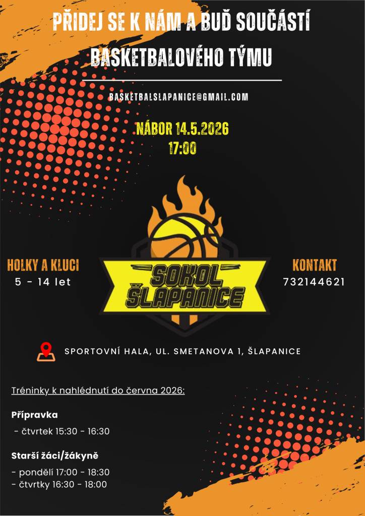 Basketbal je vhodný pro začátečníky i pro ty děti, které už mají zkušenost s jiným sportem. Cílem náboru je nabídnout dětem možnost pravidelného pohybu, sportovního rozvoje a zapojení do kolektivu.