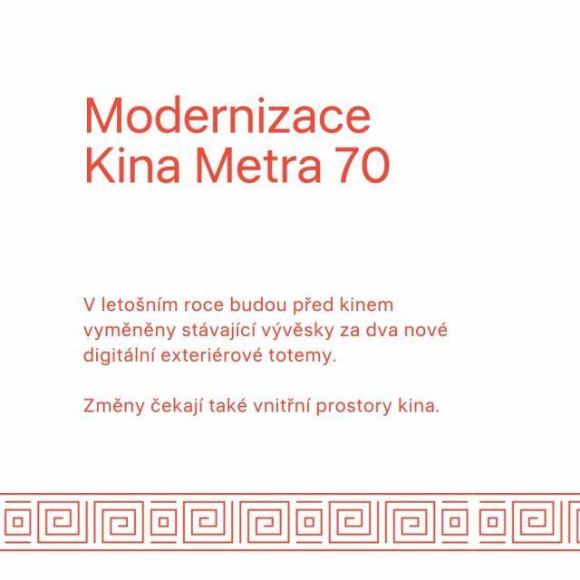 Radní města Prostějov schválili investiční záměry zaměřené na modernizaci kina METRO 70. Úpravy se dotknou jak okolí budovy, tak interiéru, a jejich cílem je zvýšit komfort návštěvníků i atraktivitu kina.                               Číst dál...