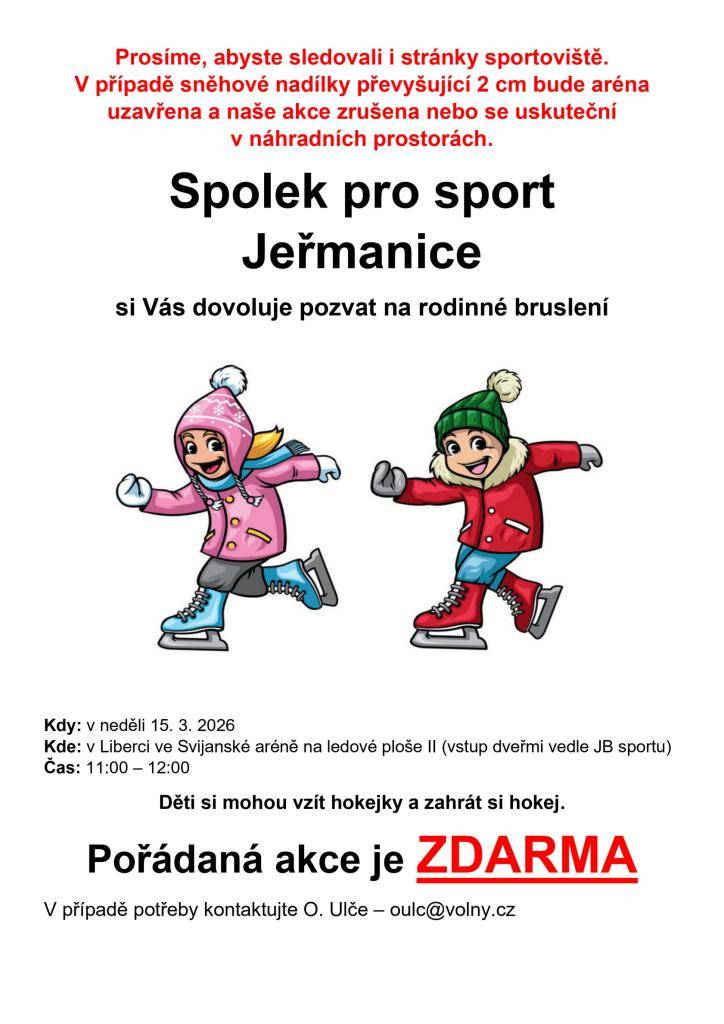 Březnové bruslení