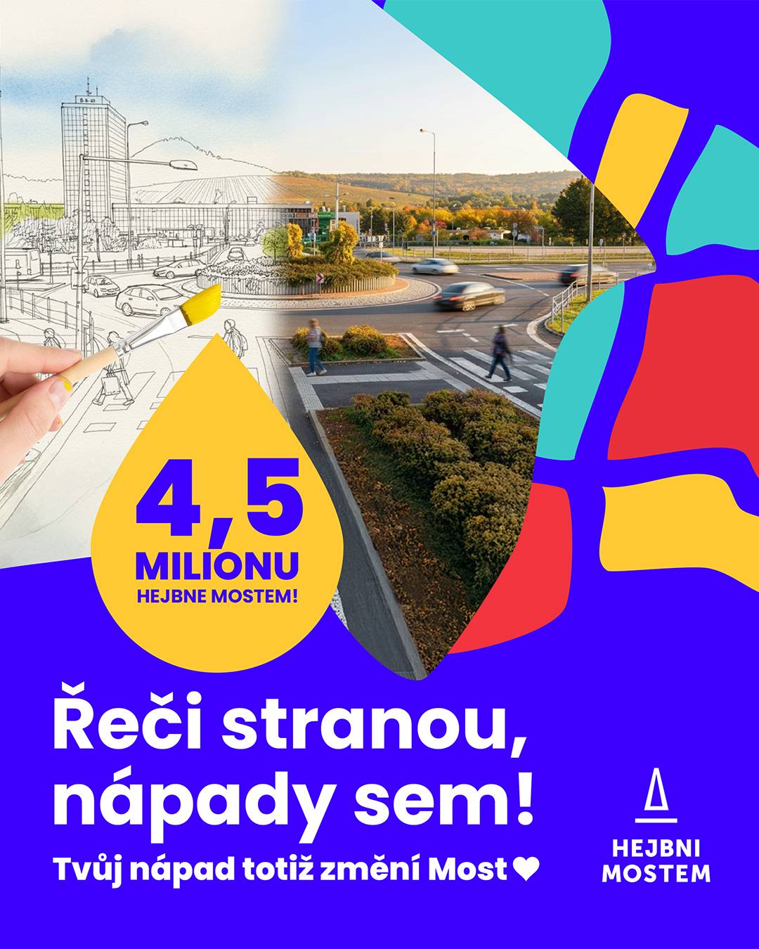 Poslední šance ovlivnit Most! Hlasování v Hejbni Mostem končí 15. 3. 2026. Podpořte svým hlasem projekt, který město posune dál. Hlasujte ZDE