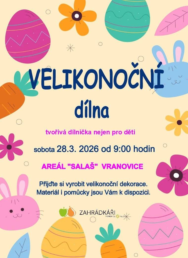 Zahrádkáři zvou na tvořivou dílničku.