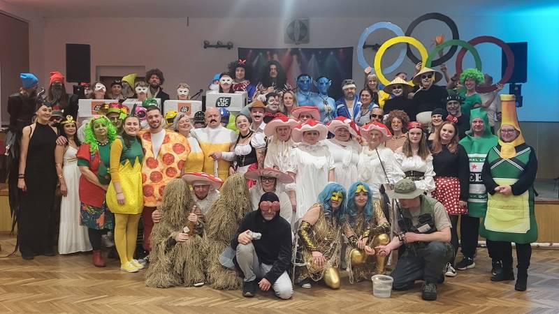 TJ Sokol Drahlín uspořádal 20. února 2026 maškarní bál.