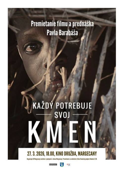 Pozývame vás na prednášku cestovateľa a režiséra Pavla Barabáša, ktorá bude spojená s premietaním jeho najnovšieho filmu “Každý potrebuje svoj kmeň”. Premietanie sa uskutoční v kine Margecany.