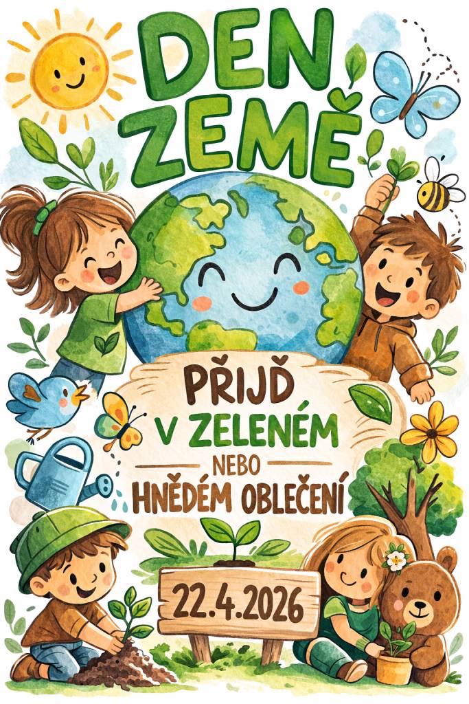 Přijď v zeleném nebo hnědém oblečení. :)