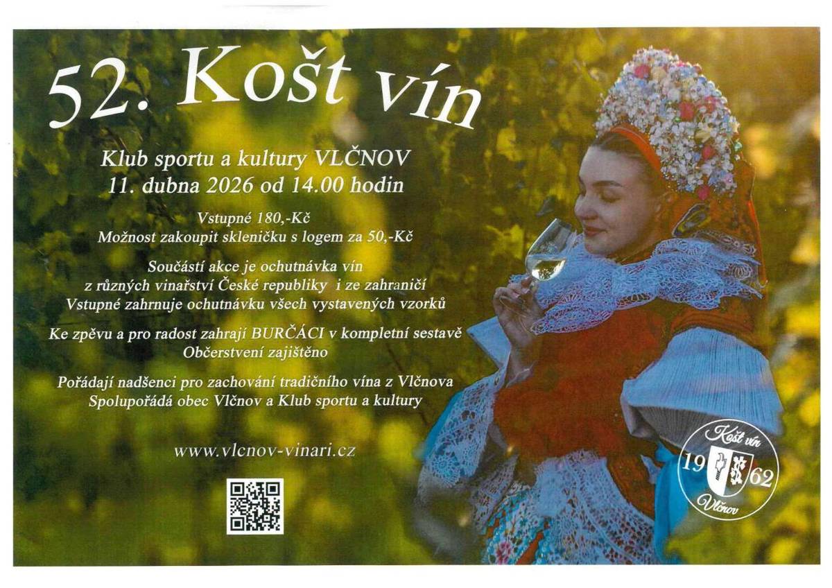 Ochutnávka vín z různých vinařství České republiky i ze zahraničí.