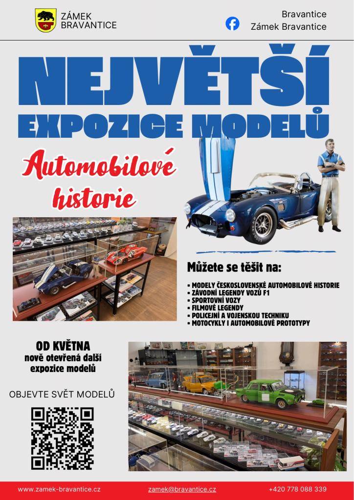 Můžete se těšit na filmové modely nebo kolekce vozů F1 Ferrari a Porsche.