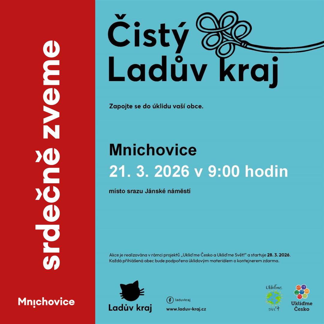 Letos začínáme jako první obec v předtermínu hned po vypuknutí jara, než odpadky zarostou v bujné trávě. Rádi bychom také více napomohli celé organizaci úklidu a sbírání odpadků tím, že budeme evidovat, které lokality už vysbírají dobrovolníci v týdnu. Často se nám stávalo, že víkendoví sběrači procházeli lokality, kde už v týdnu byli skauti, družiny nebo i několik školních třid. Slibujeme si od toho, že kdo bude ochoten věnovat se úklidu v sobotu 21. 3., bude na sběrném místě informován, které lokality ještě čekají na svůj jarní restart.