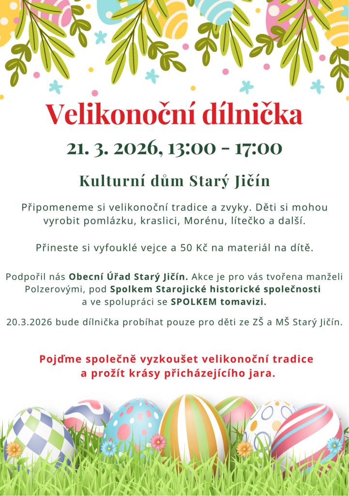 Soutěž o nejlepší slivovici - Jičina, Velikonoční dílnička, prodej vína