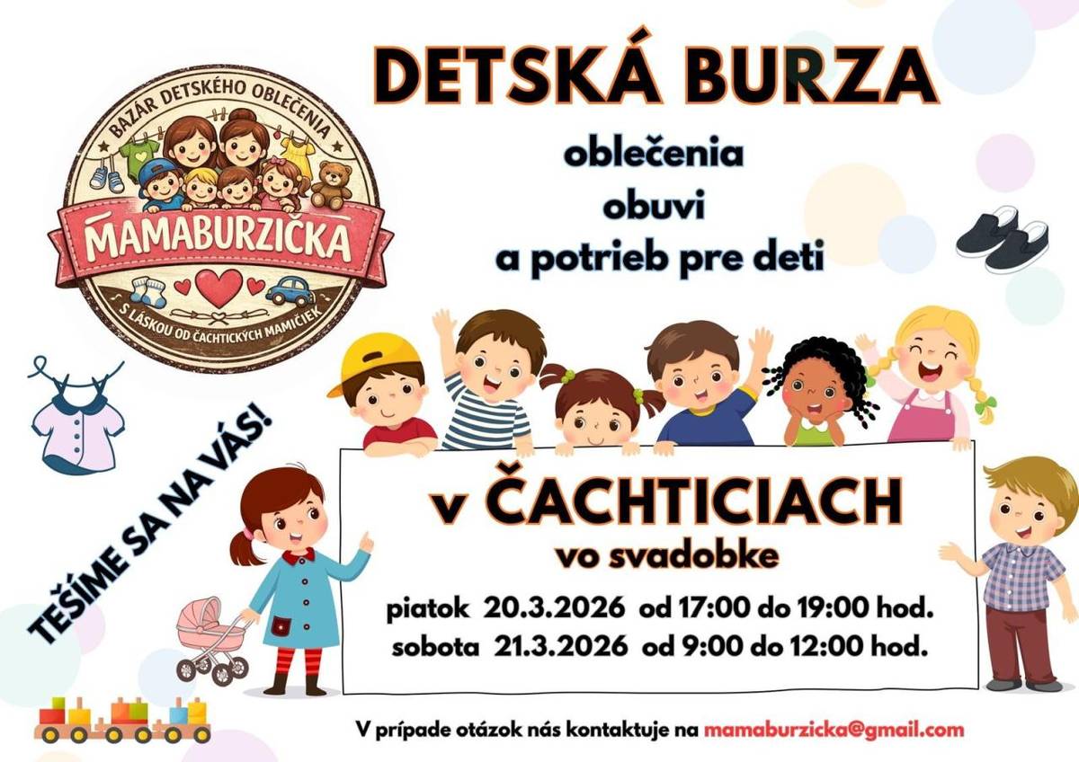 Detská burza oblečenia, obuvi a potrieb pre deti