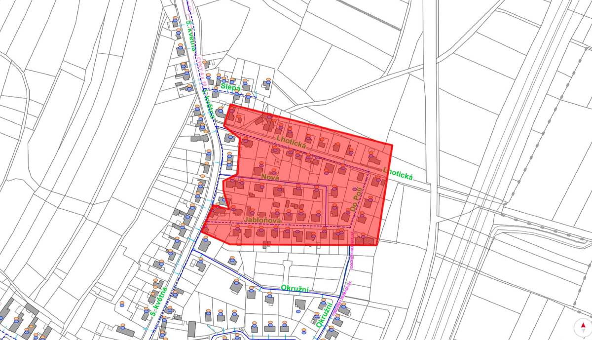 Společnost Vodovody a kanalizace Mladá Boleslav oznámila, že 18. března 2026 dojde v části Veselé k přerušení dodávky pitné vody v ulicích Lhotická, Nová, Jabloňová nebo Do Polí. Konkrétně kterých nemovitostí se omezení týká, je patrné z mapy níže. Odstávka je plánovaná od 8 do cca 12 hodin. Důvodem je oprava poruchy.
