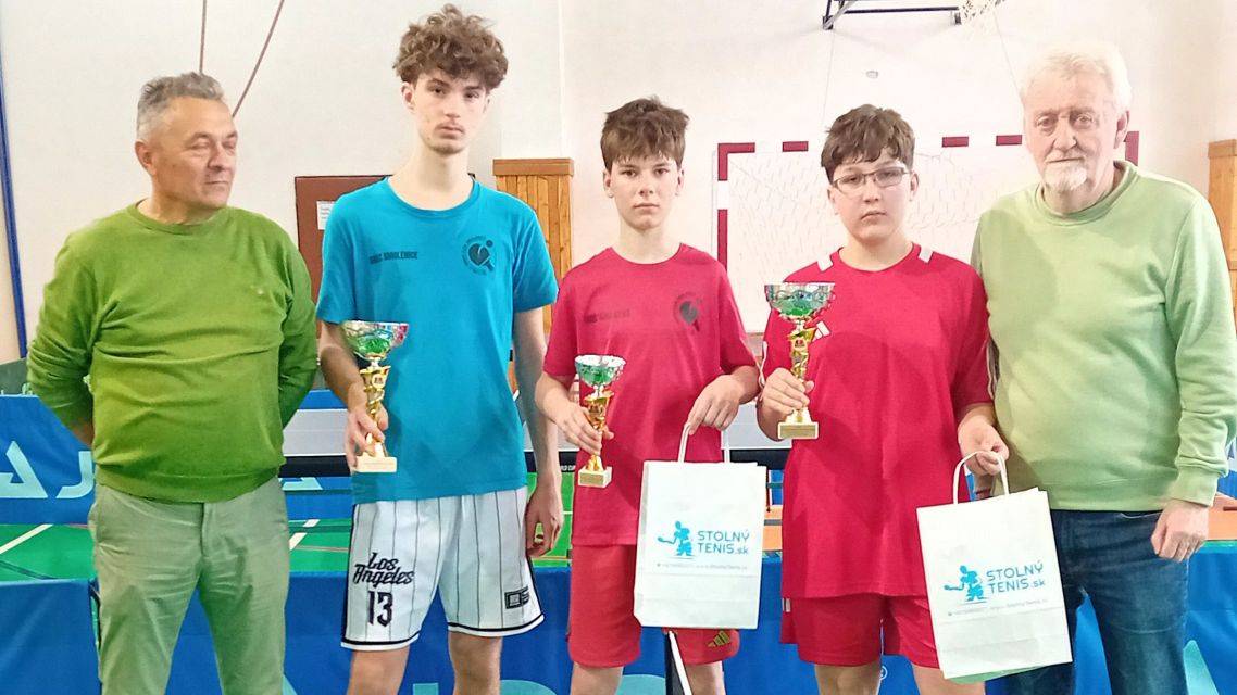 V sobotu 14. marca 2026 sa mladí reprezentanti ŠK TTC Smolenice pod vedením pánov Rybu a Krátkeho zúčastnili stolnotenisového turnaja v Horných Orešanoch.