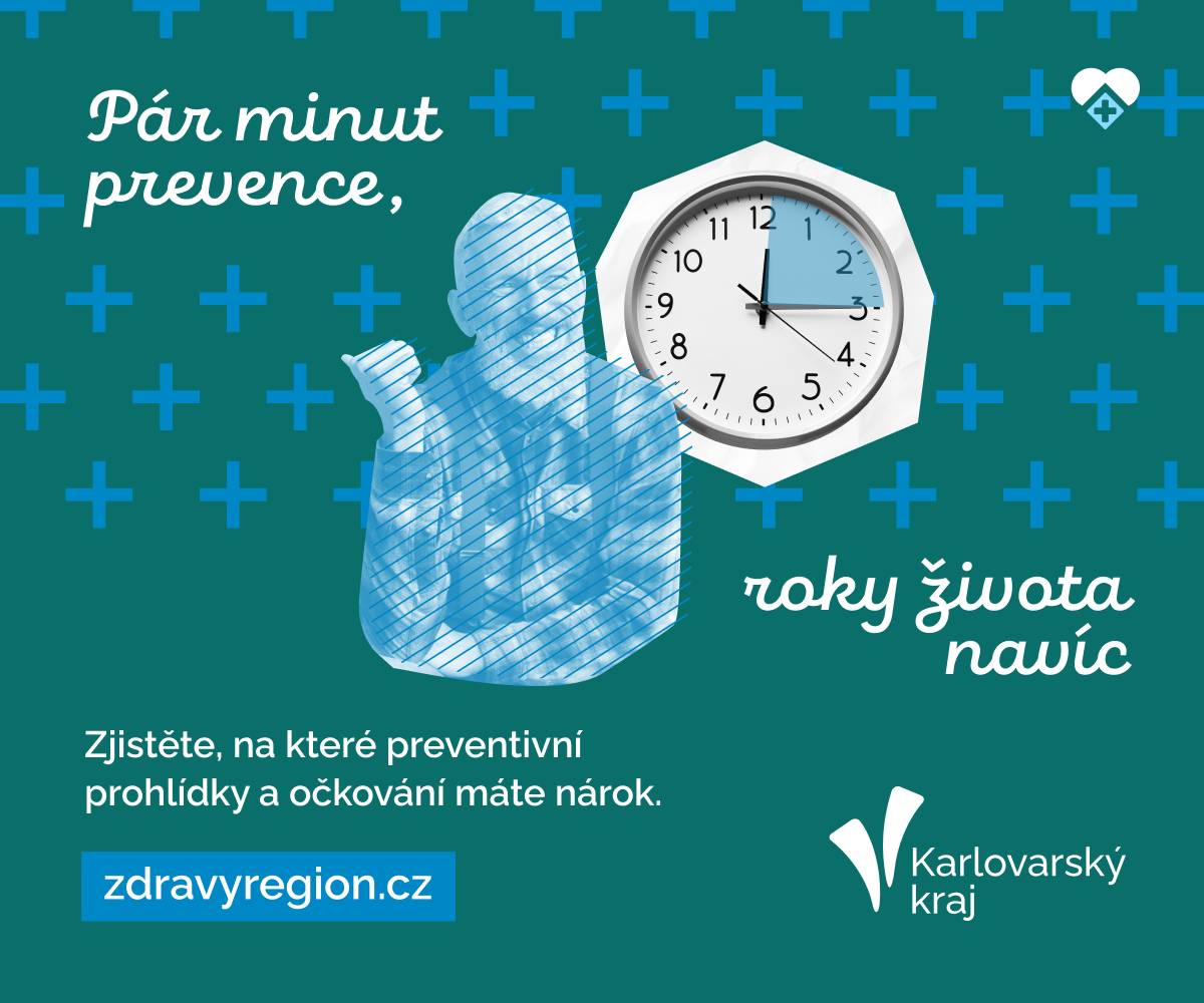 Karlovarský kraj spustil nový oficiální portál www.zdravyregion.cz, jehož cílem je zpřístupnit obyvatelům kraje přehledné, srozumitelné a ověřené informace o prevenci a péči o zdraví. Web nabízí důležité informace čerpané z národních zdravotnických zdrojů, Ministerstva zdravotnictví ČR a zdravotních pojišťoven, a to na jednom místě bez nutnosti složitého vyhledávání. Na portálu naleznete zejména:  přehled prevence podle věku – od dětí až po seniory, doporučenou prevenci podle konkrétních témat a zdravotních rizik, aktuální informace, rady a kontakty na pacientské organizace.  Portál pomáhá občanům lépe se orientovat v oblasti prevence, očkování a zdravotní péče a upozorňuje na možnosti, na které mají nárok v rámci veřejného zdravotního pojištění. Více informací naleznete na: www.zdravyregion.cz
