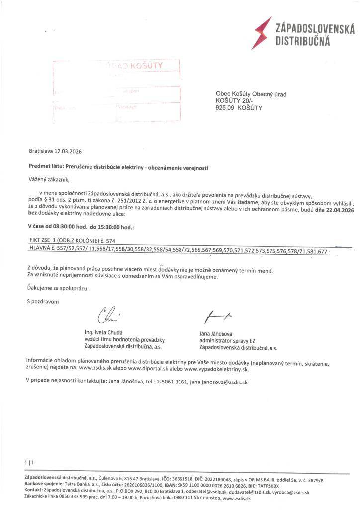 časť Radová zástavba smerom na Sládkovičovo