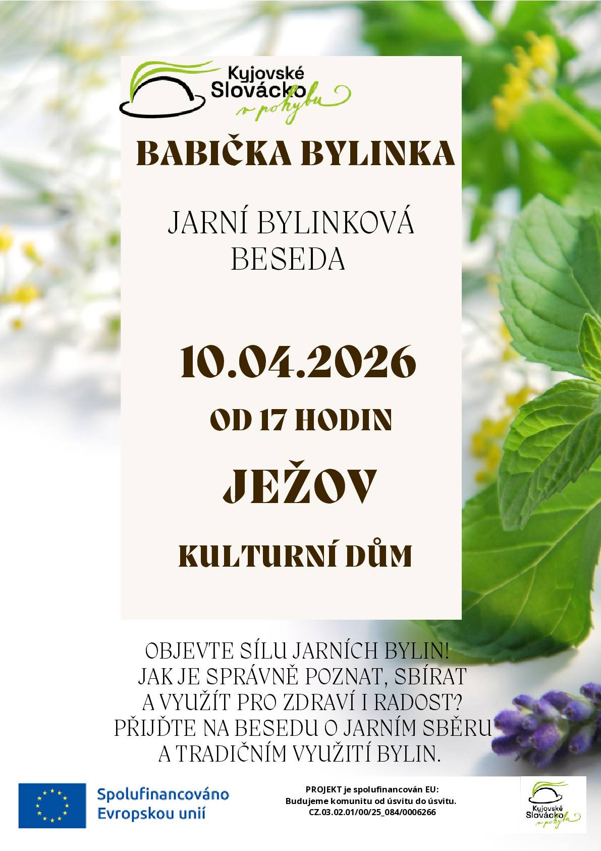 Jedná se o náhradní termín za zrušenou akci v Ježově a ve Vřesovicích.