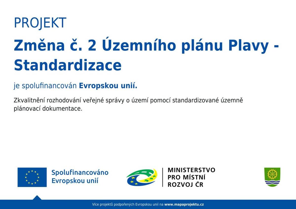 75. výzva IROP - Standardizace územních plánů - SC 1.1 (MRR)