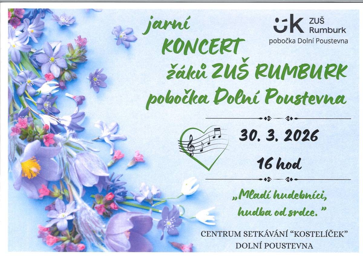 Kdy: 30.3.2026  Od:  16 hodin  Kde: Centrum setkávání