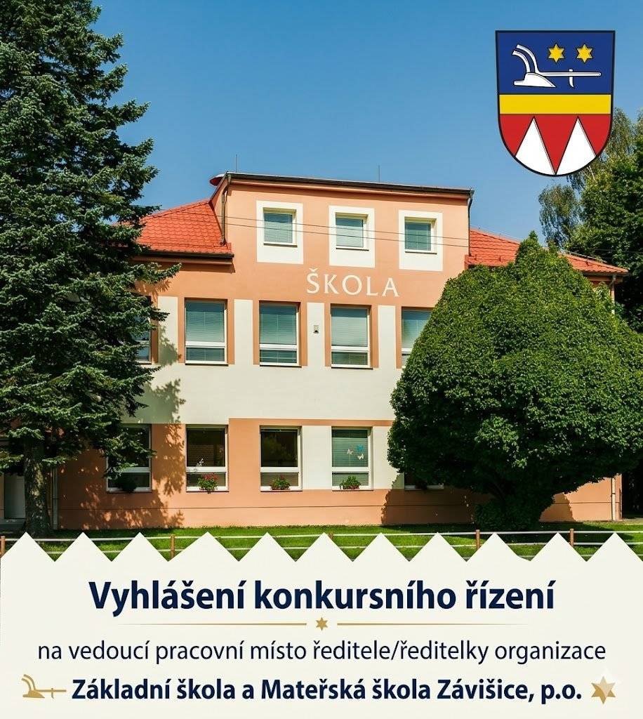 Obec Závišice vyhlašuje konkurs na pozici ředitele/ředitelky ZŠ a MŠ Závišice. 📅 Termín přihlášek: do 15. dubna 2026 📄 Kompletní info a podmínky v příloze Munipolis a na úřední desce obce: https://www.zavisice.cz/uredni-deska.php  Budeme rádi za sdílení! 📢 #zavisice #skola #konkurz #reditel/ka #skolka